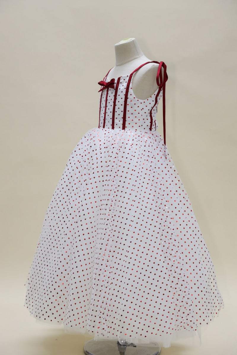 Kate Saint-Valentin Paillettes Robe de soirée Enfant Pour la Photographie