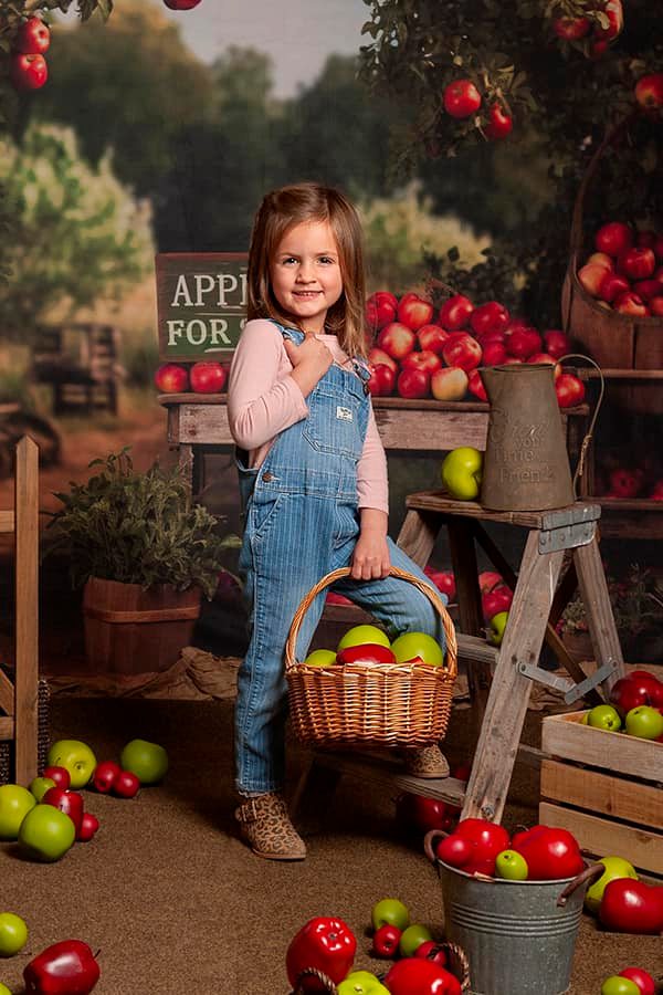 Kate Pommier Manoir Pommes à vendre Toile de fond pour la photographie - Kate Backdrop FR