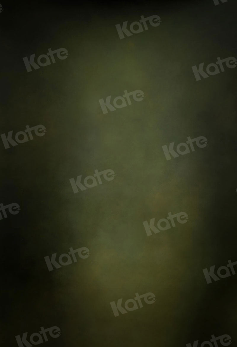 Kate Abstrait Vert Olive Sombre Portrait Toile de fond pour la photographie