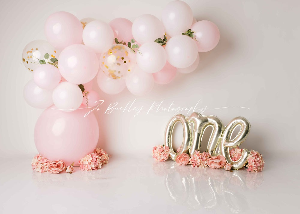 Kate Rose Ballons Cake smash Toile de fond conçue par Jo Buckley Photographie - Kate Backdrop FR