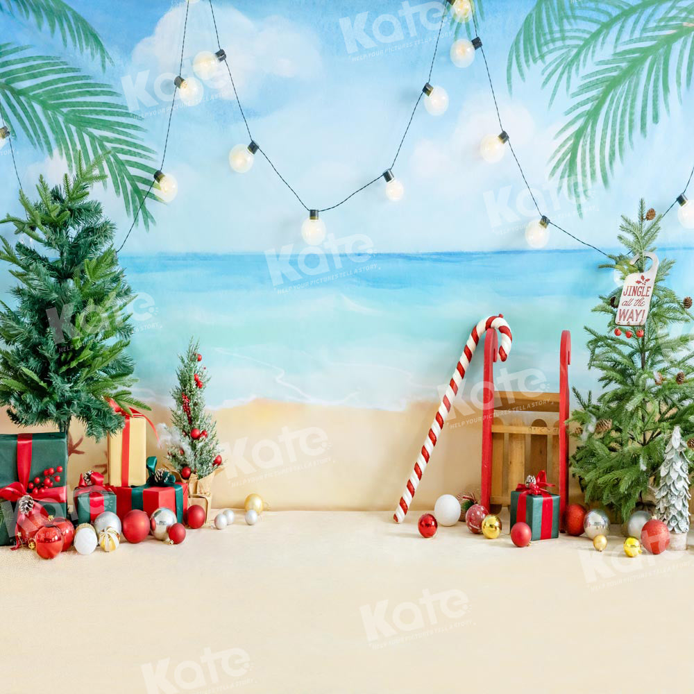 Kate Noël en Été Plage Cadeaux Toile de fond conçue par Emetselch - Kate Backdrop FR