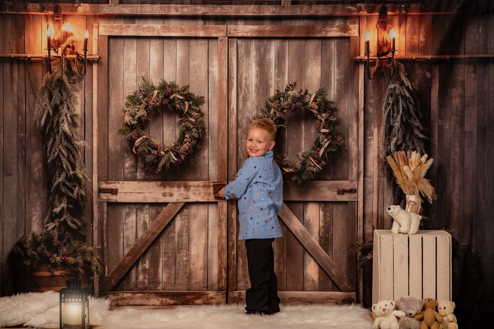 Offres Éclair #3 Kate Noël Porte Vieux Grange Toile de fond pour la photographie - Kate Backdrop FR