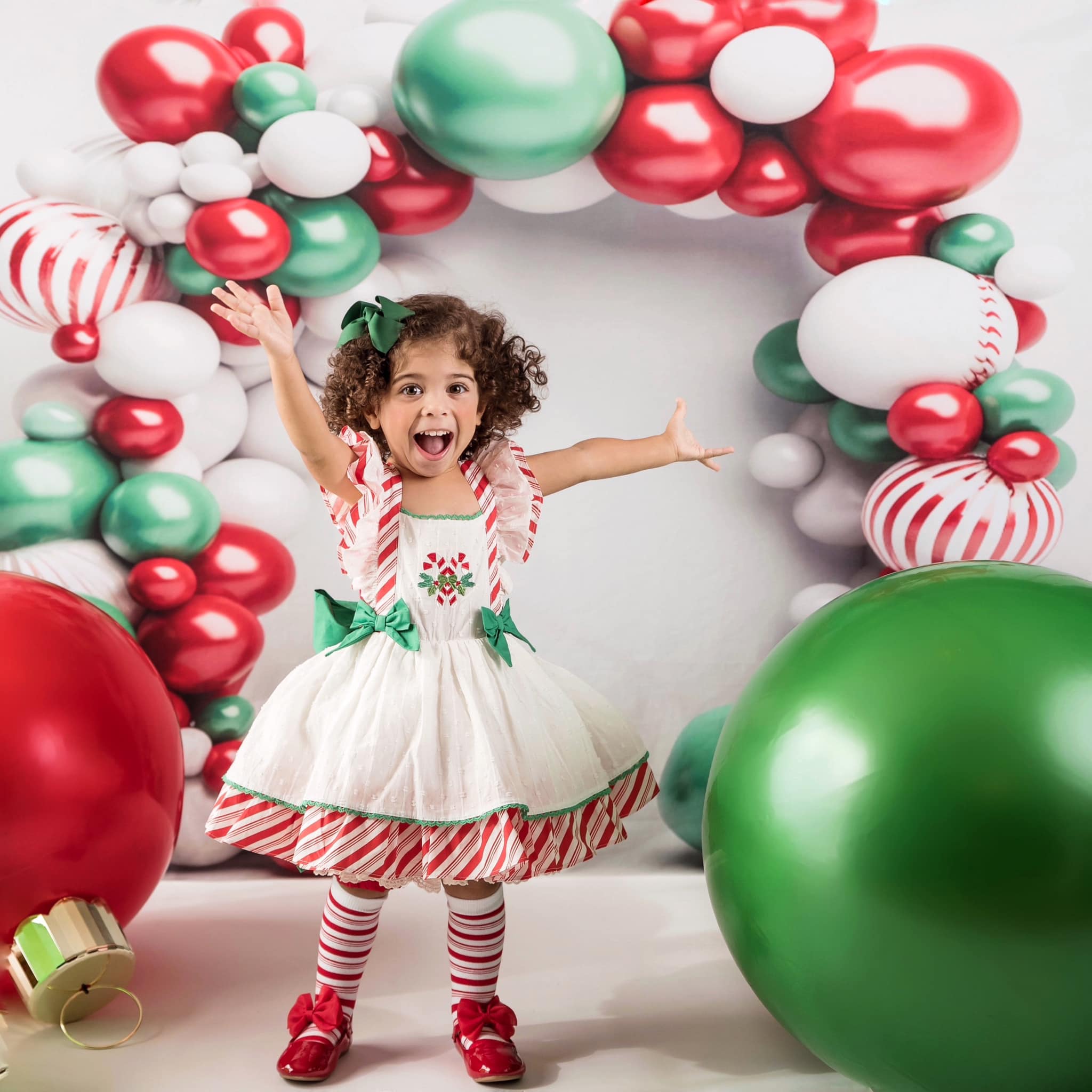 Kate Arche de Ballons Noël Anniveraire Toile de fond conçue par Abbas Studio - Kate Backdrop FR