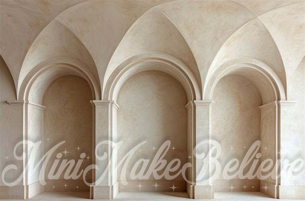 Kate Trois Arches Simple Portrait Toile de fond conçue par Mini MakeBelieve - Kate Backdrop FR