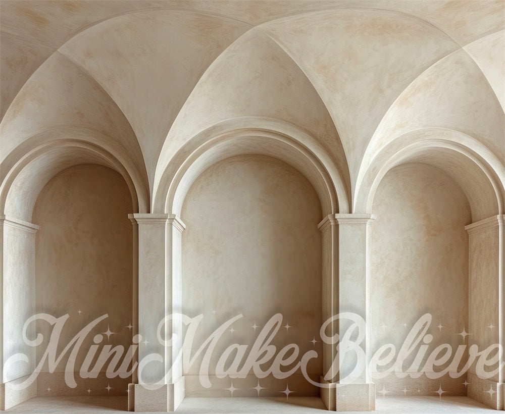 Kate Trois Arches Simple Portrait Toile de fond conçue par Mini MakeBelieve - Kate Backdrop FR