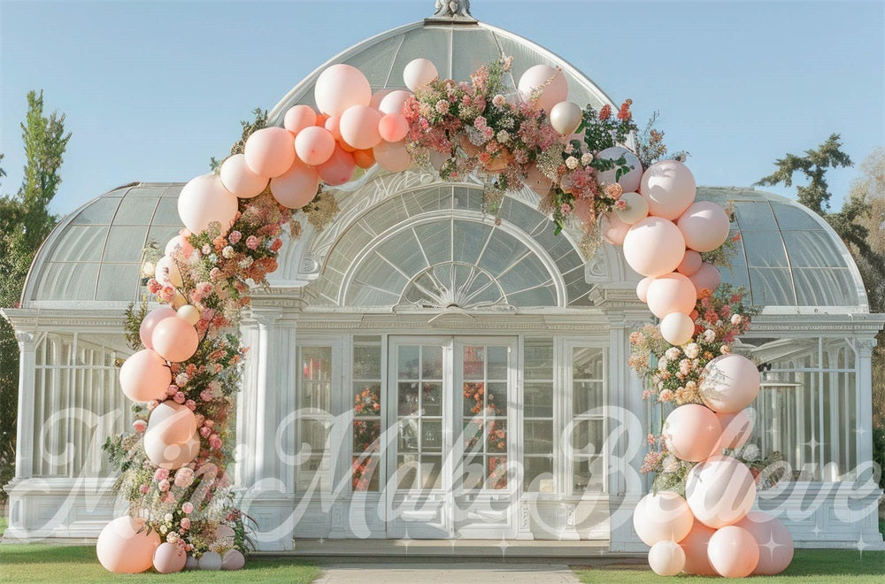 Kate Extérieur Serre Arche de ballons Mariage Toile de fond conçue par Mini MakeBelieve - Kate Backdrop FR