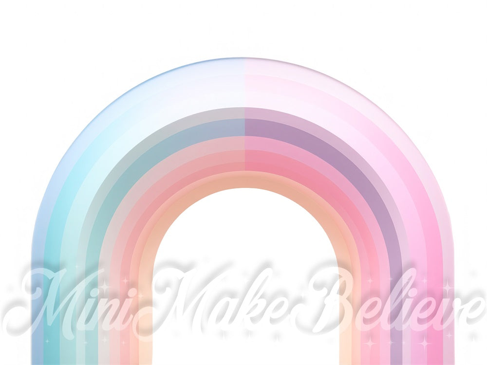 Kate Arc-en-ciel Arche 3D Anniversaire Toile de fond conçue par Mini MakeBelieve - Kate Backdrop FR