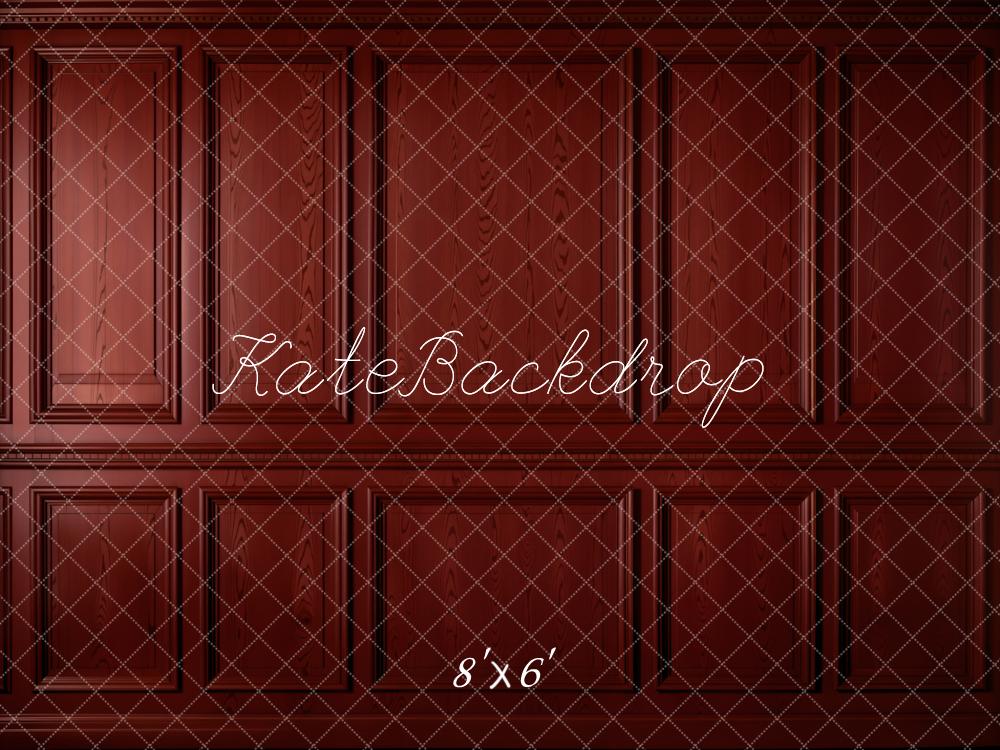 Kate Rouge foncé Mur Rétro Classique Toile de fond conçue par Emetselch - Kate Backdrop FR