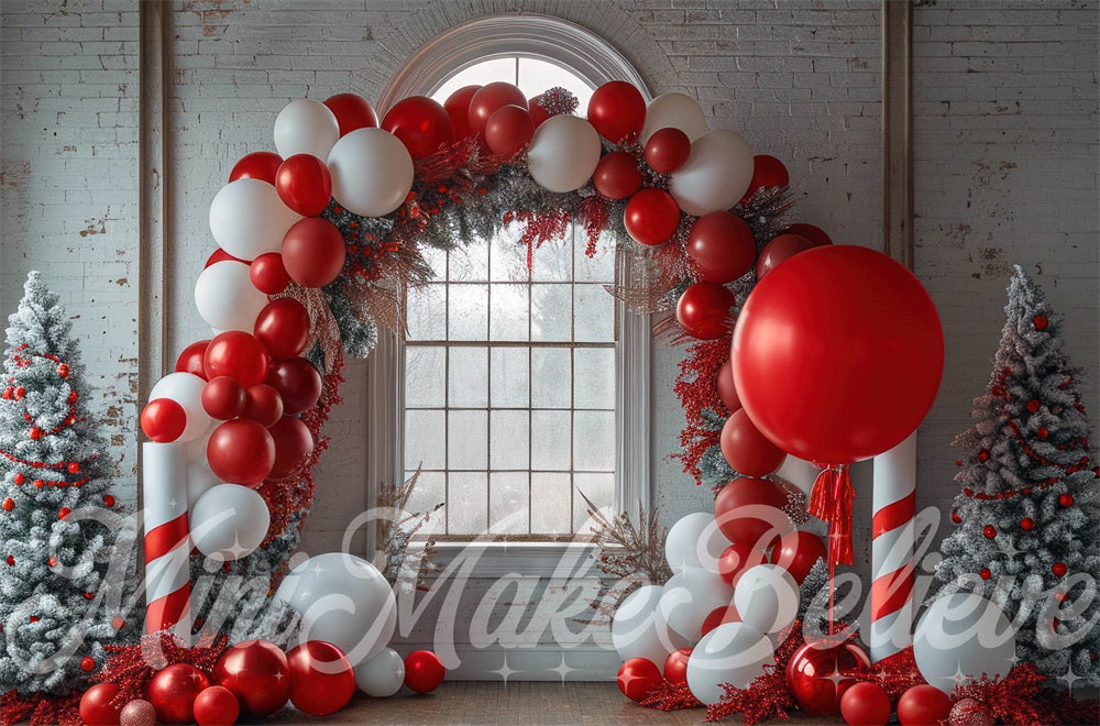 Kate Noël Arche de ballons Fenêtre Toile de fond conçue par Mini MakeBelieve - Kate Backdrop FR