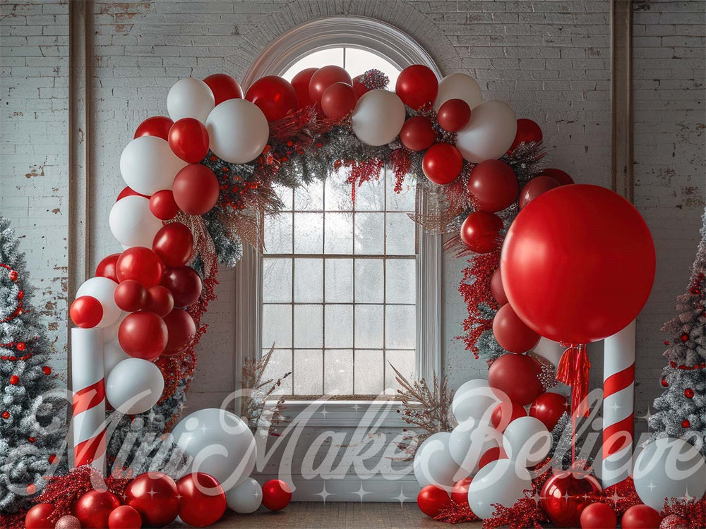 Kate Noël Arche de ballons Fenêtre Toile de fond conçue par Mini MakeBelieve - Kate Backdrop FR