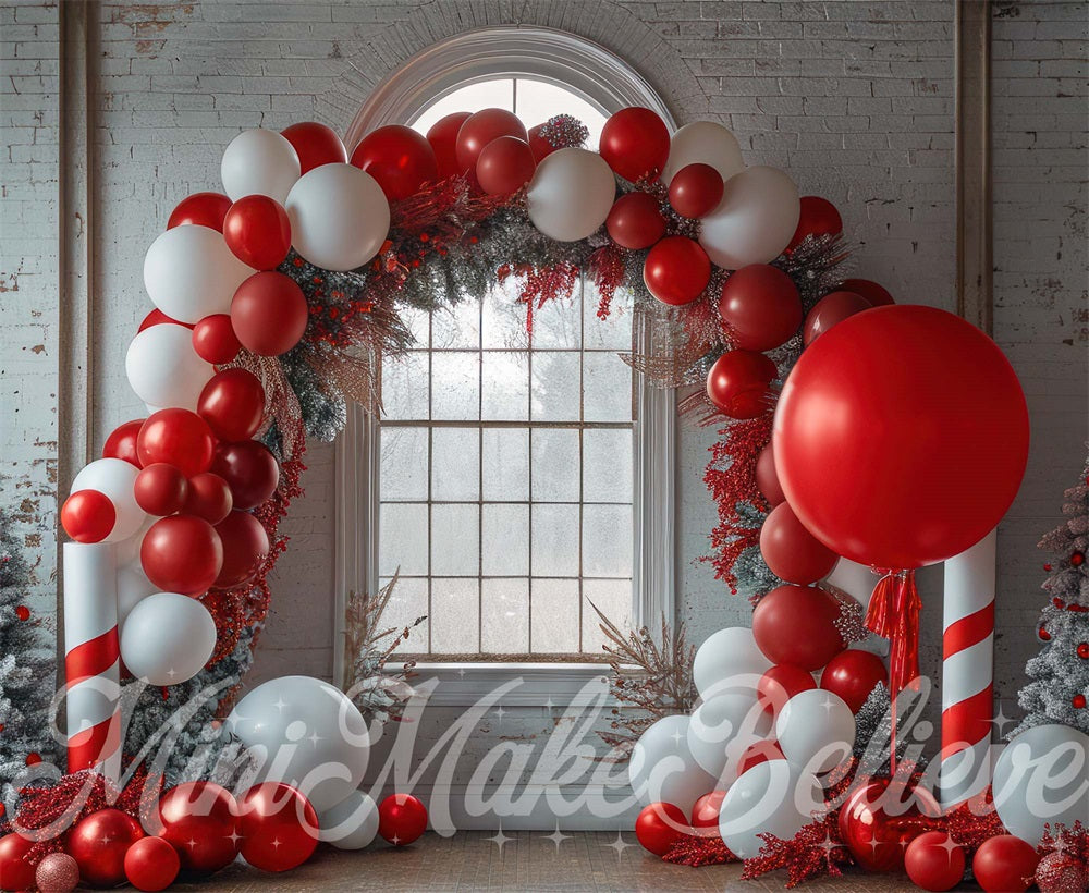 Kate Noël Arche de ballons Fenêtre Toile de fond conçue par Mini MakeBelieve - Kate Backdrop FR