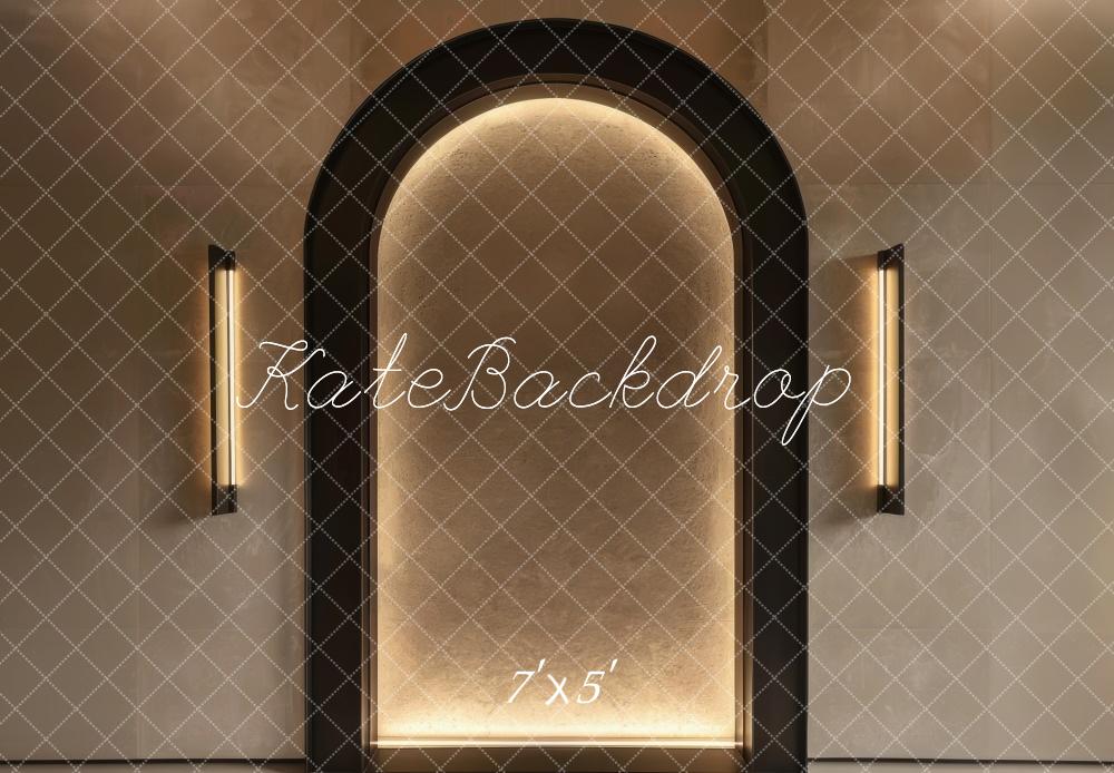 Kate Boudoir Arche Lumière Mur Moderne Toile de fond conçue par Mini MakeBelieve - Kate Backdrop FR