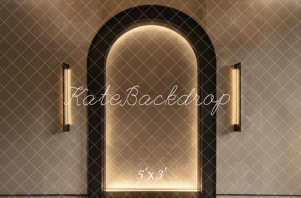 Kate Boudoir Arche Lumière Mur Moderne Toile de fond conçue par Mini MakeBelieve - Kate Backdrop FR