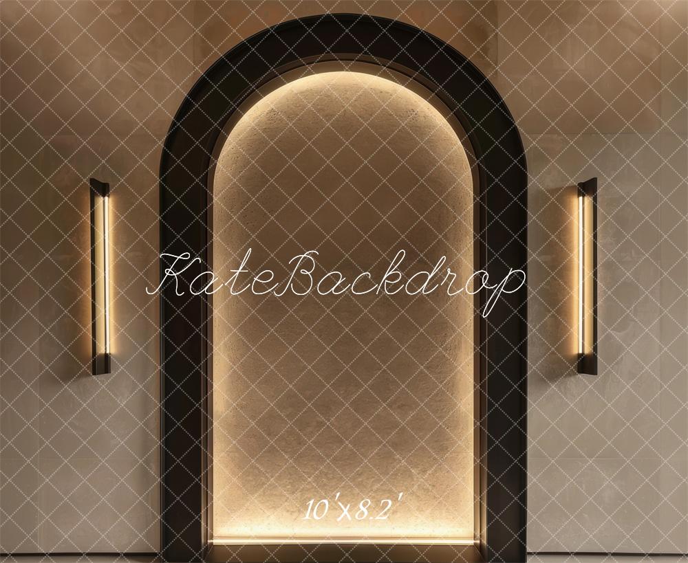 Kate Boudoir Arche Lumière Mur Moderne Toile de fond conçue par Mini MakeBelieve - Kate Backdrop FR