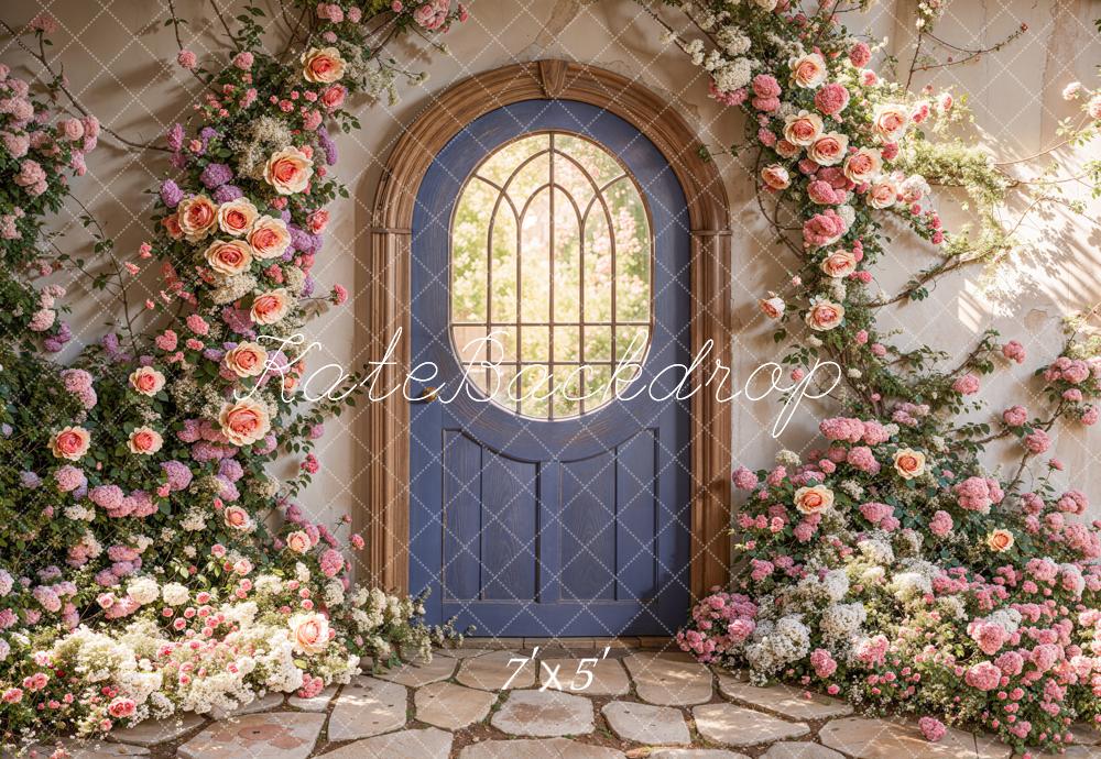 Kate Printemps Floral Porte Roses Portrait Toile de fond conçue par Emetselch - Kate Backdrop FR