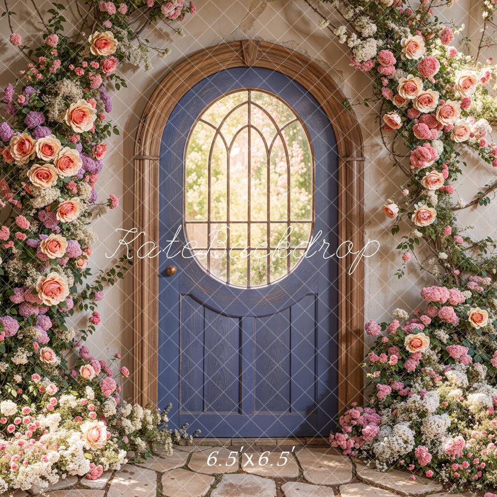 Kate Printemps Floral Porte Roses Portrait Toile de fond conçue par Emetselch - Kate Backdrop FR