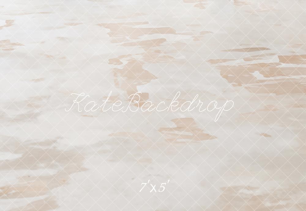 Kate Texture Abstraite Beige Blanc Sol Toile de fond conçue par Emetselch - Kate Backdrop FR