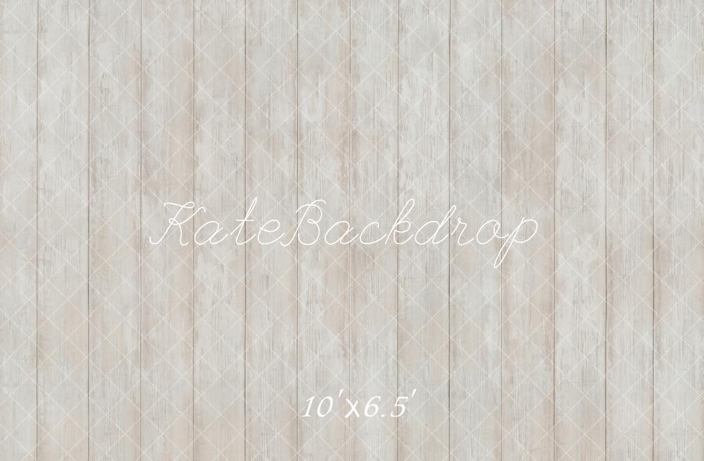 Kate Vintage Parquet Blanc Sol Toile de fond conçue par Emetselch - Kate Backdrop FR