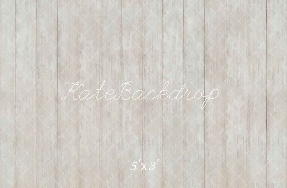 Kate Vintage Parquet Blanc Sol Toile de fond conçue par Emetselch - Kate Backdrop FR