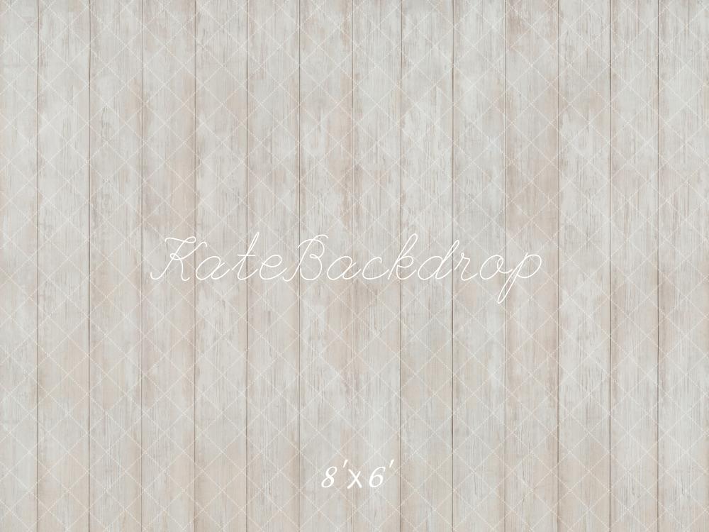 Kate Vintage Parquet Blanc Sol Toile de fond conçue par Emetselch - Kate Backdrop FR