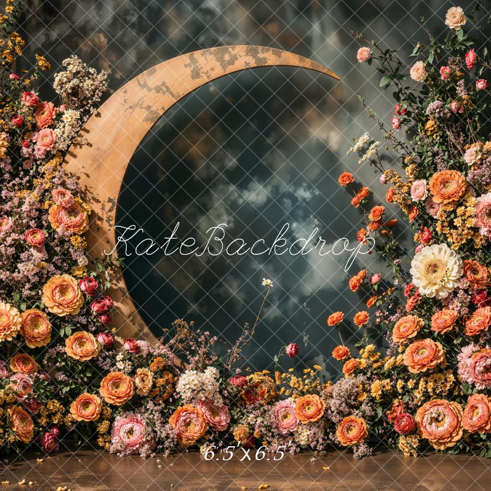 PROMO Kate Fête des mères Fleurs Croissant de Lune Toile de fond conçue par Emetselch - Kate Backdrop FR