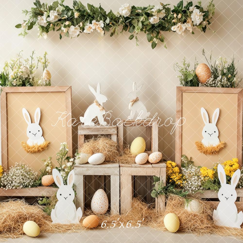 Kate Lapin Oeufs de Pâques Rustique Toile de fond conçue par Patty Roberts