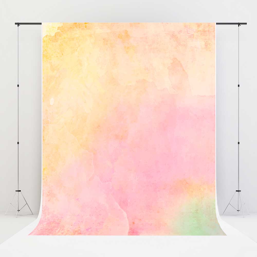 Kate Texture abstraite Jaune Rose Toile de fond pour la photographie - Kate Backdrop FR