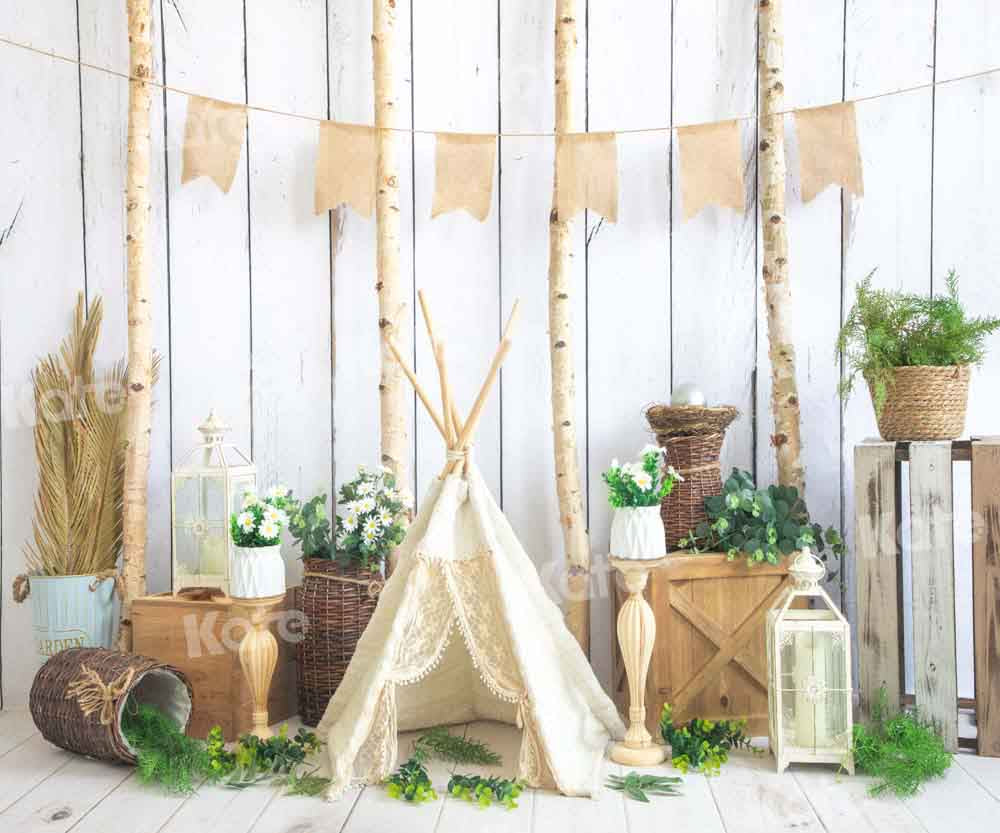 Kate Tente Mur en bois Printemps/Été Toile de fond conçue par Emetselch - Kate Backdrop FR